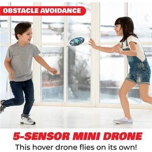 Scoot Hand Operated Drone for Kids or Adults - Motion Sensor Mini Drone (Blue)